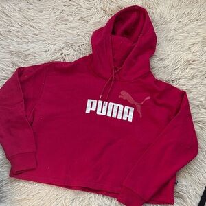 Puma Pink Pullover Hoodie